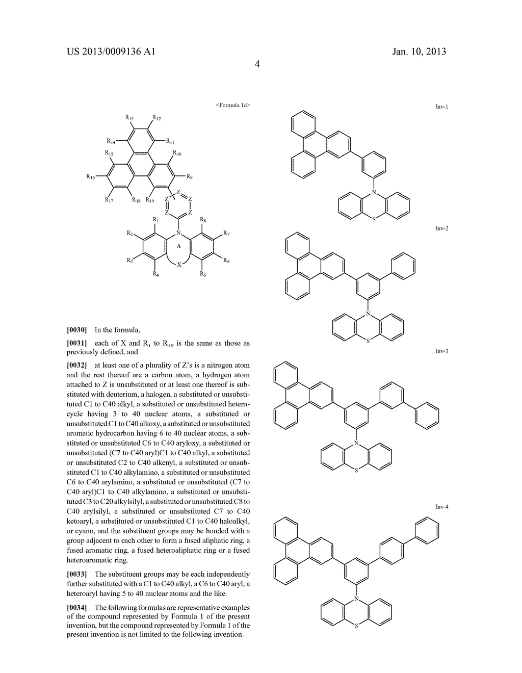 TRIPHENYLENE-BASED COMPOUNDS AND ORGANIC ELECTROLUMINESCENT DEVICE     COMPRISING SAME - diagram, schematic, and image 05