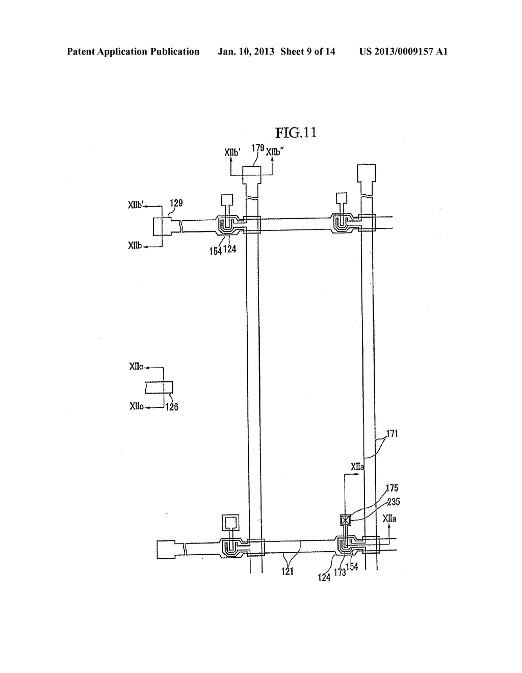 THIN FILM TRANSISTOR ARRAY PANEL AND A METHOD FOR MANUFACTURING THE SAME - diagram, schematic, and image 10