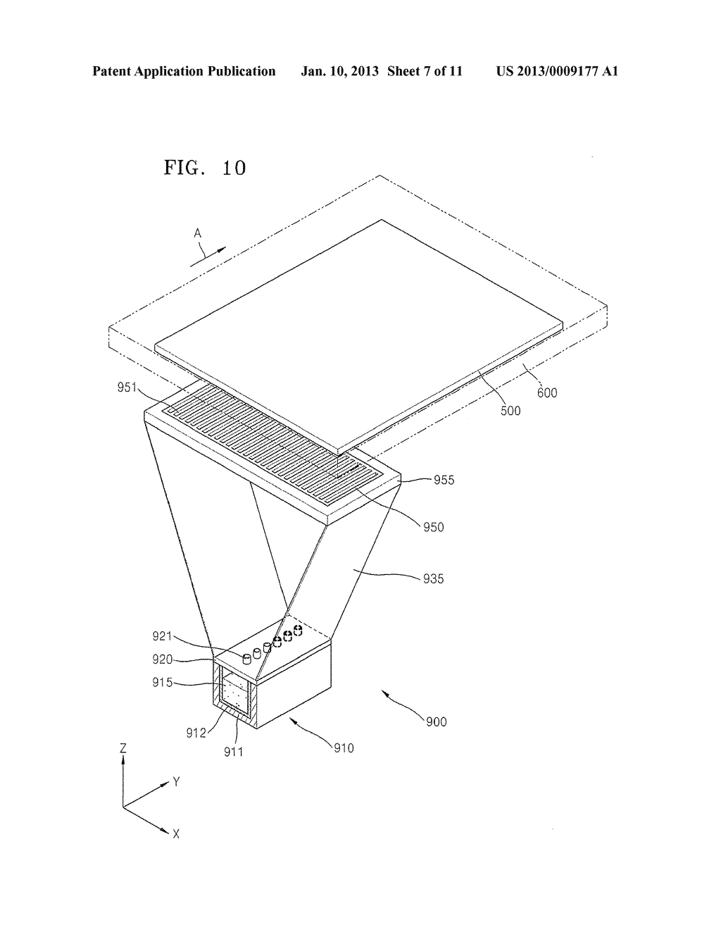 ORGANIC LAYER DEPOSITION APPARATUS AND METHOD OF MANUFACTURING ORGANIC     LIGHT-EMITTING DISPLAY DEVICE BY USING THE SAME - diagram, schematic, and image 08