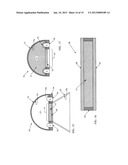 LIGHTING USING SOLID STATE DEVICE AND PHOSPHORS TO PRODUCE LIGHT     APPROXIMATING A BLACK BODY RADIATION SPECTRUM diagram and image