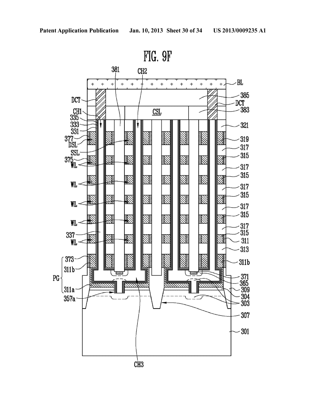 NON-VOLATILE MEMORY DEVICE AND METHOD OF MANUFACTURING THE SAME - diagram, schematic, and image 31