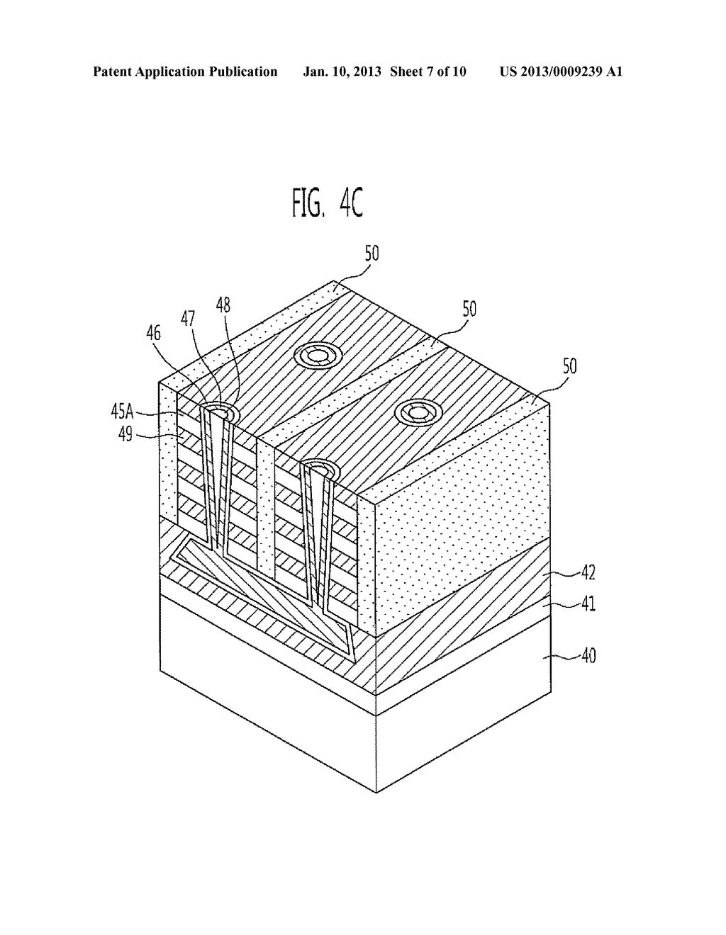 3-D NON-VOLATILE MEMORY DEVICE AND METHOD OF MANUFACTURING THE SAME - diagram, schematic, and image 08