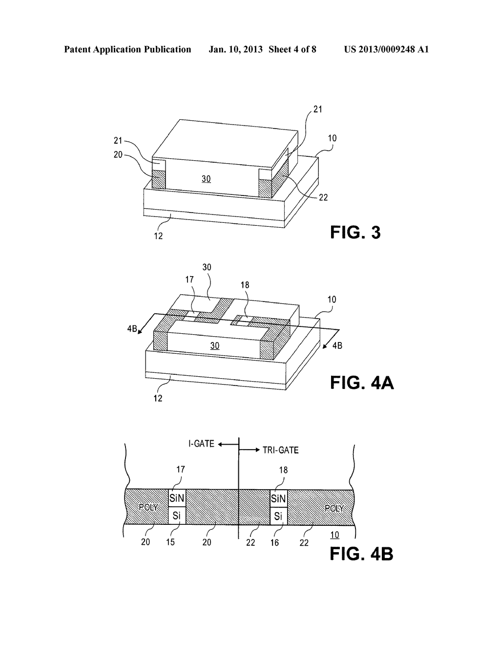 INDEPENDENTLY ACCESSED DOUBLE-GATE AND TRI-GATE TRANSISTORS IN SAME     PROCESS FLOW - diagram, schematic, and image 05