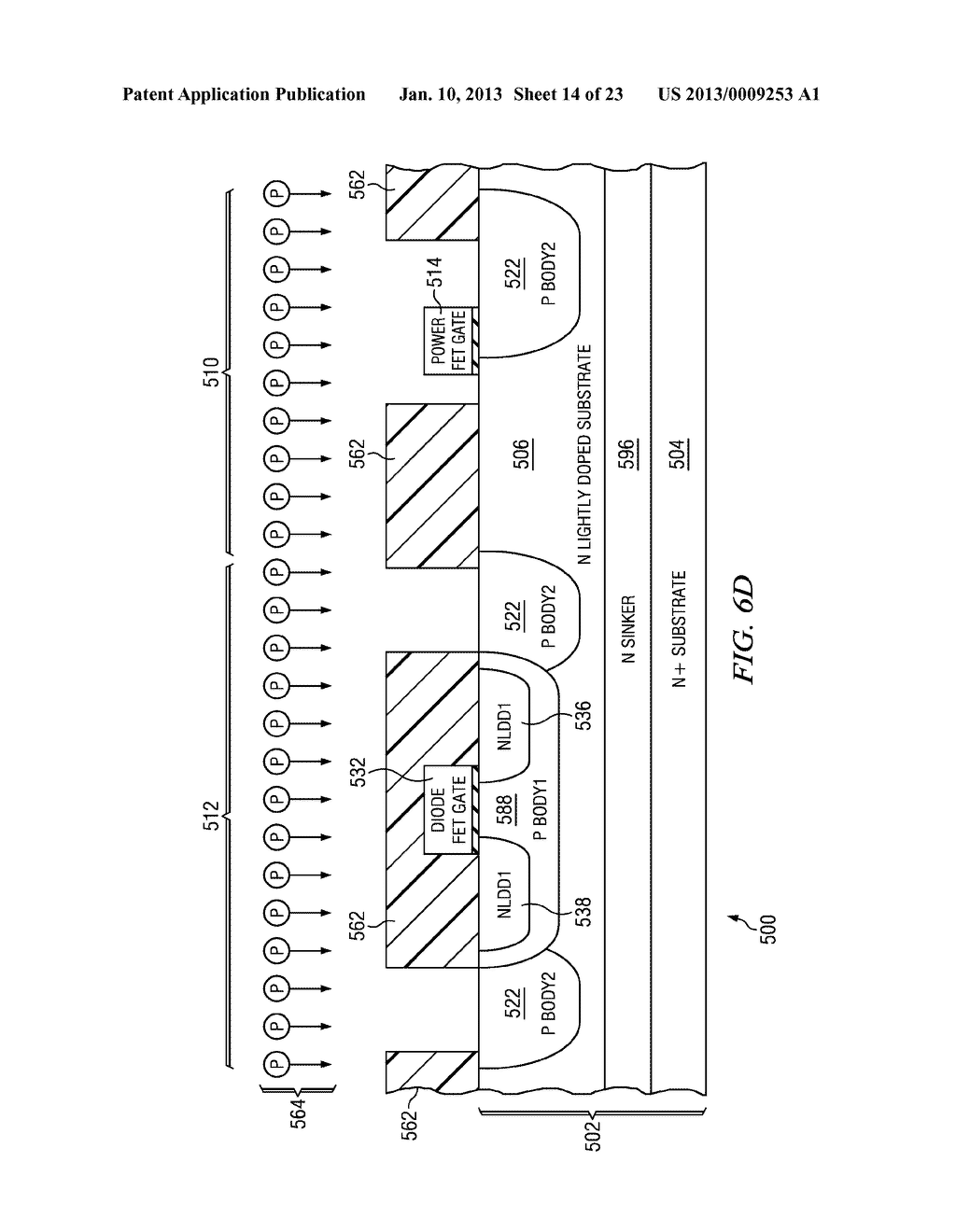 POWER MOSFET WITH INTEGRATED GATE RESISTOR AND DIODE-CONNECTED MOSFET - diagram, schematic, and image 15