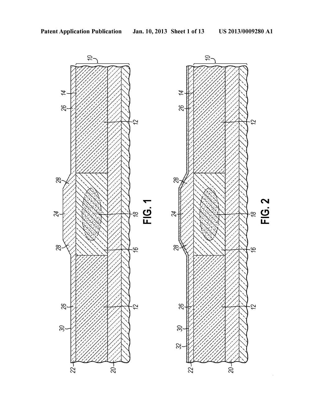 BIPOLAR JUNCTION TRANSISTORS WITH A LINK REGION CONNECTING THE INTRINSIC     AND EXTRINSIC BASES - diagram, schematic, and image 02