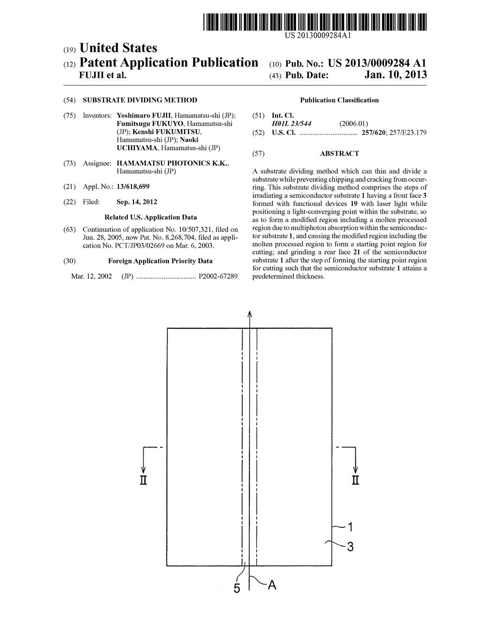 SUBSTRATE DIVIDING METHOD - diagram, schematic, and image 01