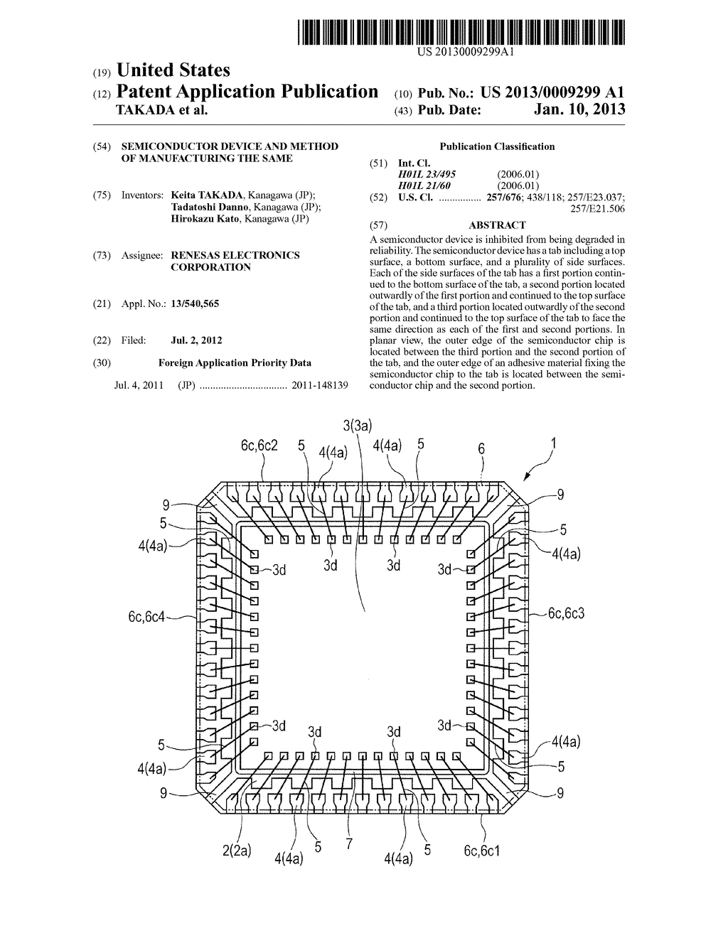 SEMICONDUCTOR DEVICE AND METHOD OF MANUFACTURING THE SAME - diagram, schematic, and image 01