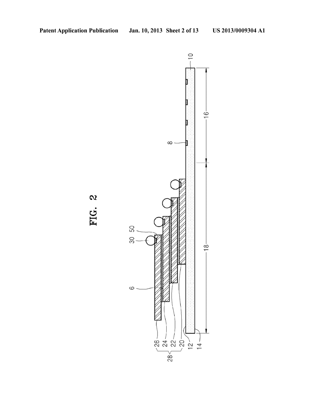 CHIP-STACKED SEMICONDUCTOR PACKAGE - diagram, schematic, and image 03