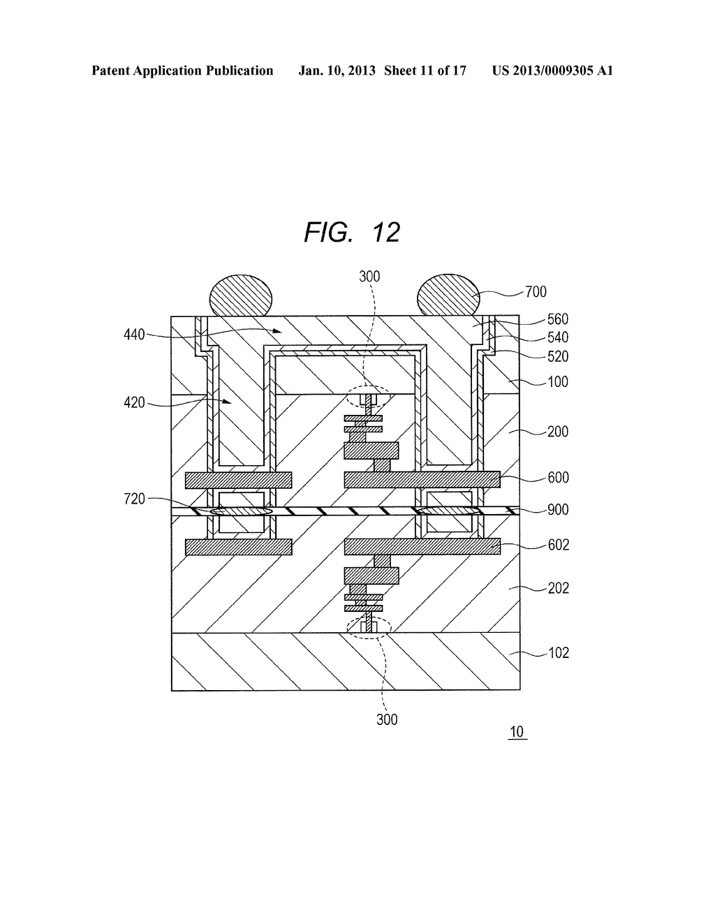 SEMICONDUCTOR DEVICE AND METHOD OF MANUFACTURING THE SAME - diagram, schematic, and image 12