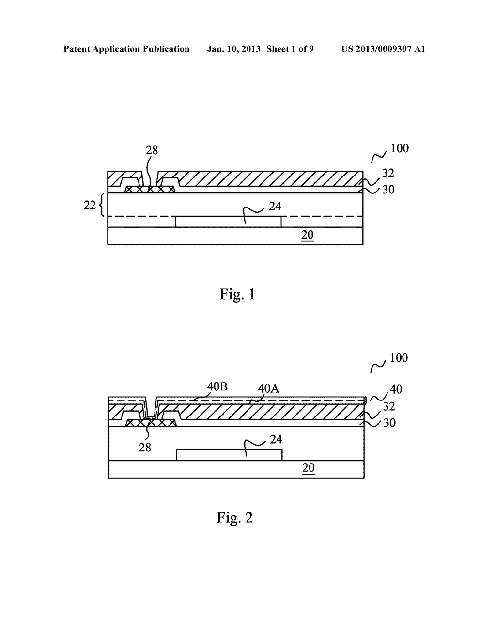 Forming Wafer-Level Chip Scale Package Structures with Reduced number of     Seed Layers - diagram, schematic, and image 02