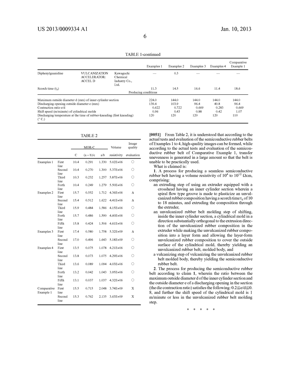 SEMICONDUCTIVE RUBBER BELT, AND PROCESS FOR PRODUCING THE SAME - diagram, schematic, and image 09