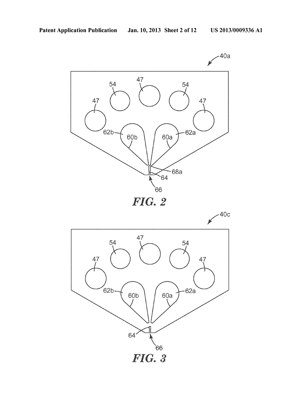 EXTRUSION DIE ELEMENT, EXTRUSION DIE AND METHOD FOR MAKING MULTIPLE STRIPE     EXTRUDATE - diagram, schematic, and image 03