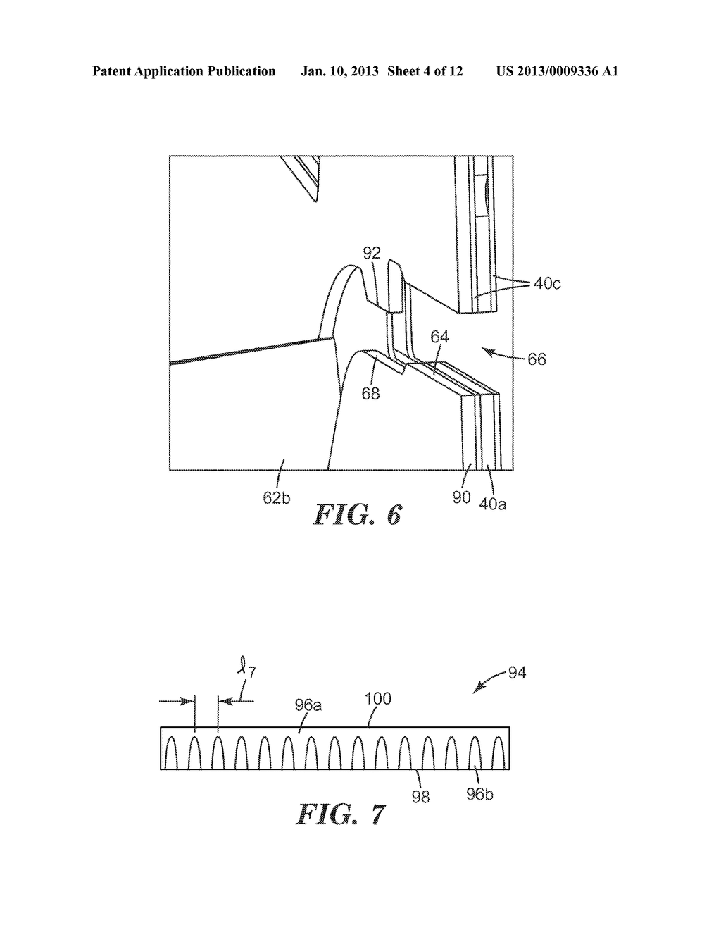 EXTRUSION DIE ELEMENT, EXTRUSION DIE AND METHOD FOR MAKING MULTIPLE STRIPE     EXTRUDATE - diagram, schematic, and image 05