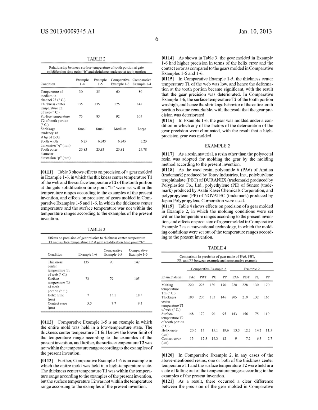 METHOD OF MANUFACTURING A RESIN MOLDED GEAR BY INJECTION MOLDING - diagram, schematic, and image 11