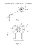 SHOOTING TARGET WITH ANNUNCIATION OF ENGAGEMENT OF TARGETED REGIONS OF THE     TARGET diagram and image