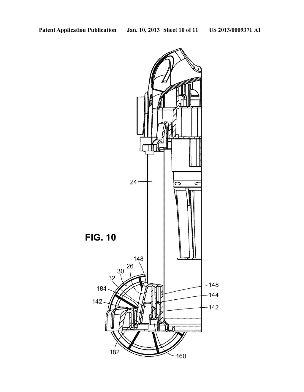 Portable Cleaner with Axle Mount - diagram, schematic, and image 11