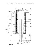 DEVICE AND METHOD FOR CONNECTING A FLUID-CONDUCTING CHANNEL TO AN ADJACENT     COMPONENT diagram and image