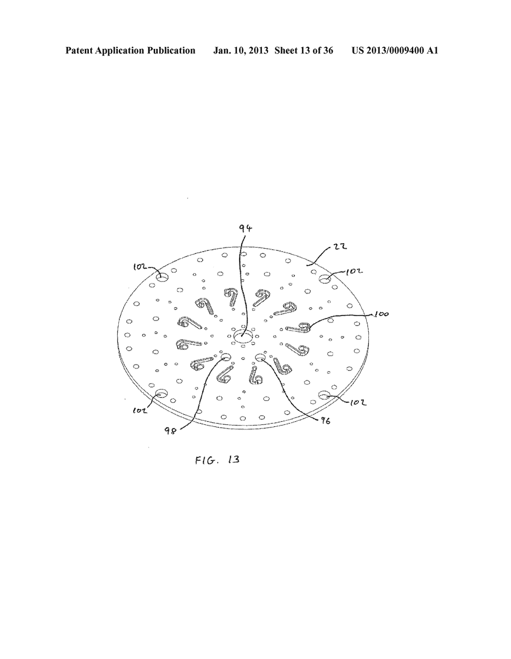 ROTOR AND NOZZLE ASSEMBLY FOR A RADIAL TURBINE AND METHOD OF OPERATION - diagram, schematic, and image 14