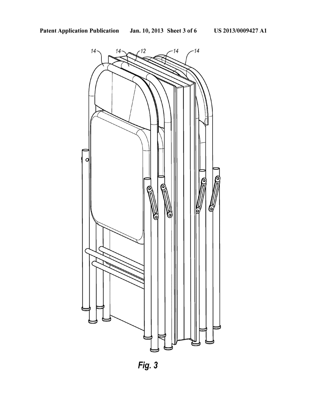 FOLDING TABLE AND CHAIR SET WITH PARTIALLY OPEN CARRYING CASE - diagram, schematic, and image 04