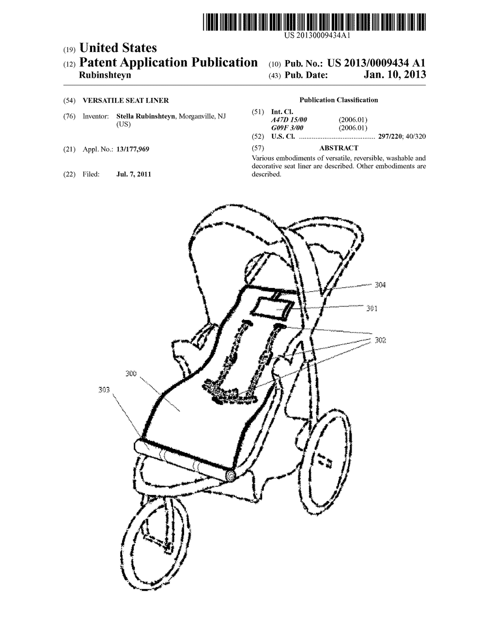 VERSATILE SEAT LINER - diagram, schematic, and image 01