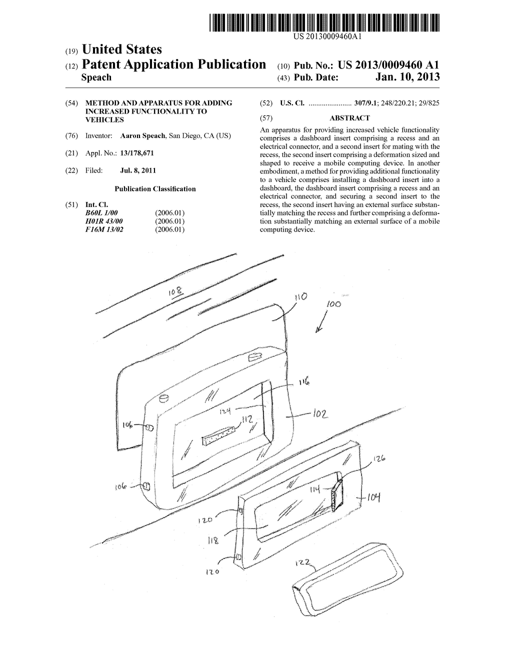 METHOD AND APPARATUS FOR ADDING INCREASED FUNCTIONALITY TO VEHICLES - diagram, schematic, and image 01