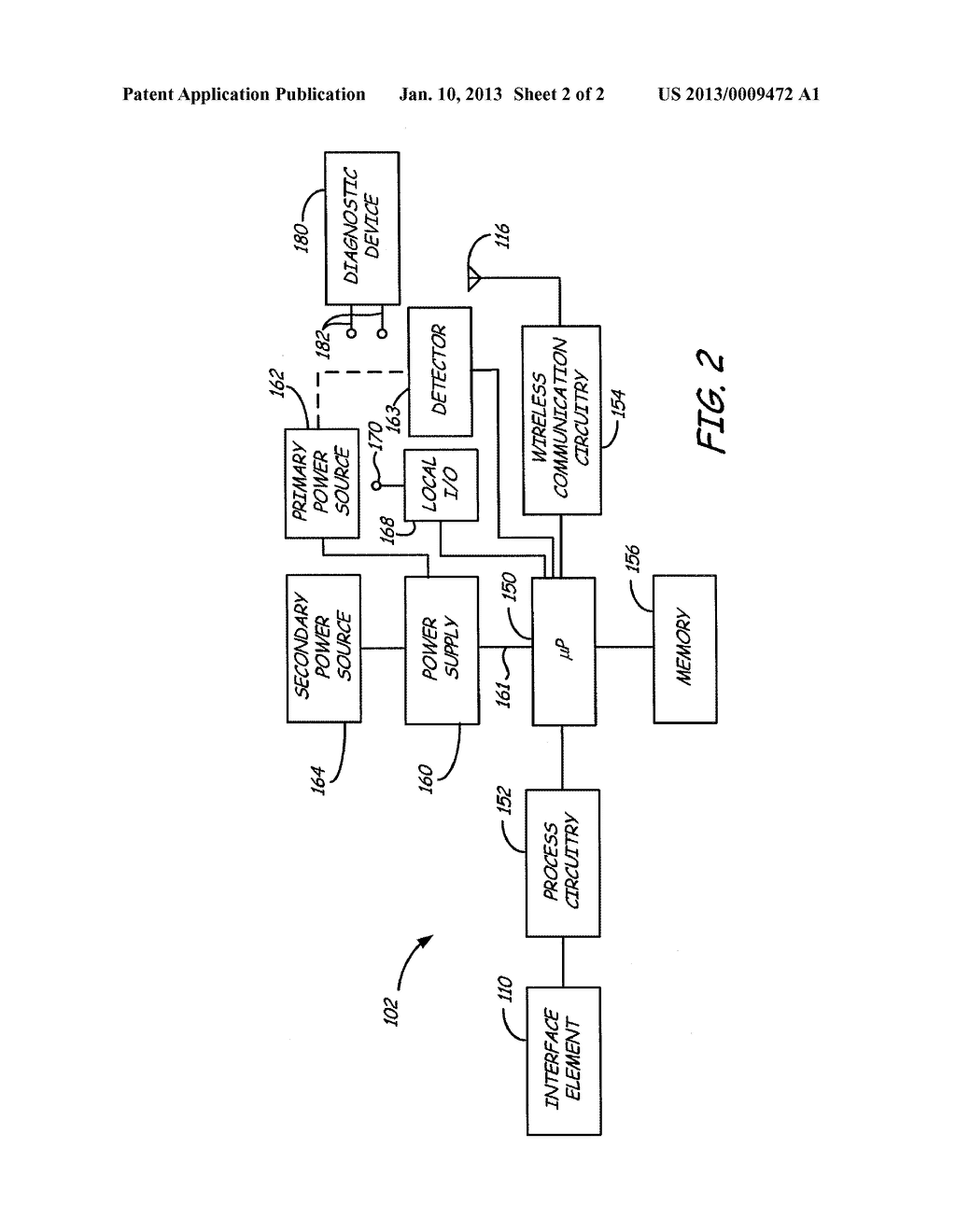 WIRELESS FIELD DEVICE WITH REMOVABLE POWER SOURCE - diagram, schematic, and image 03