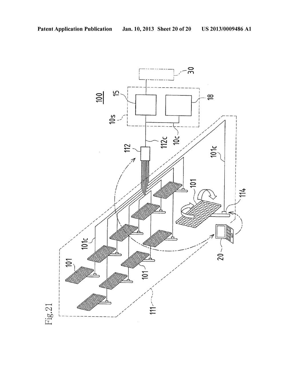 PHOTOVOLTAIC POWER GENERATION SYSTEM AND PHOTOVOLTAIC POWER GENERATION     SYSTEM CONTROL METHOD - diagram, schematic, and image 21