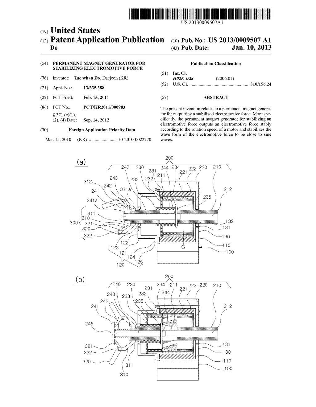 PERMANENT MAGNET GENERATOR FOR STABILIZING ELECTROMOTIVE FORCE - diagram, schematic, and image 01