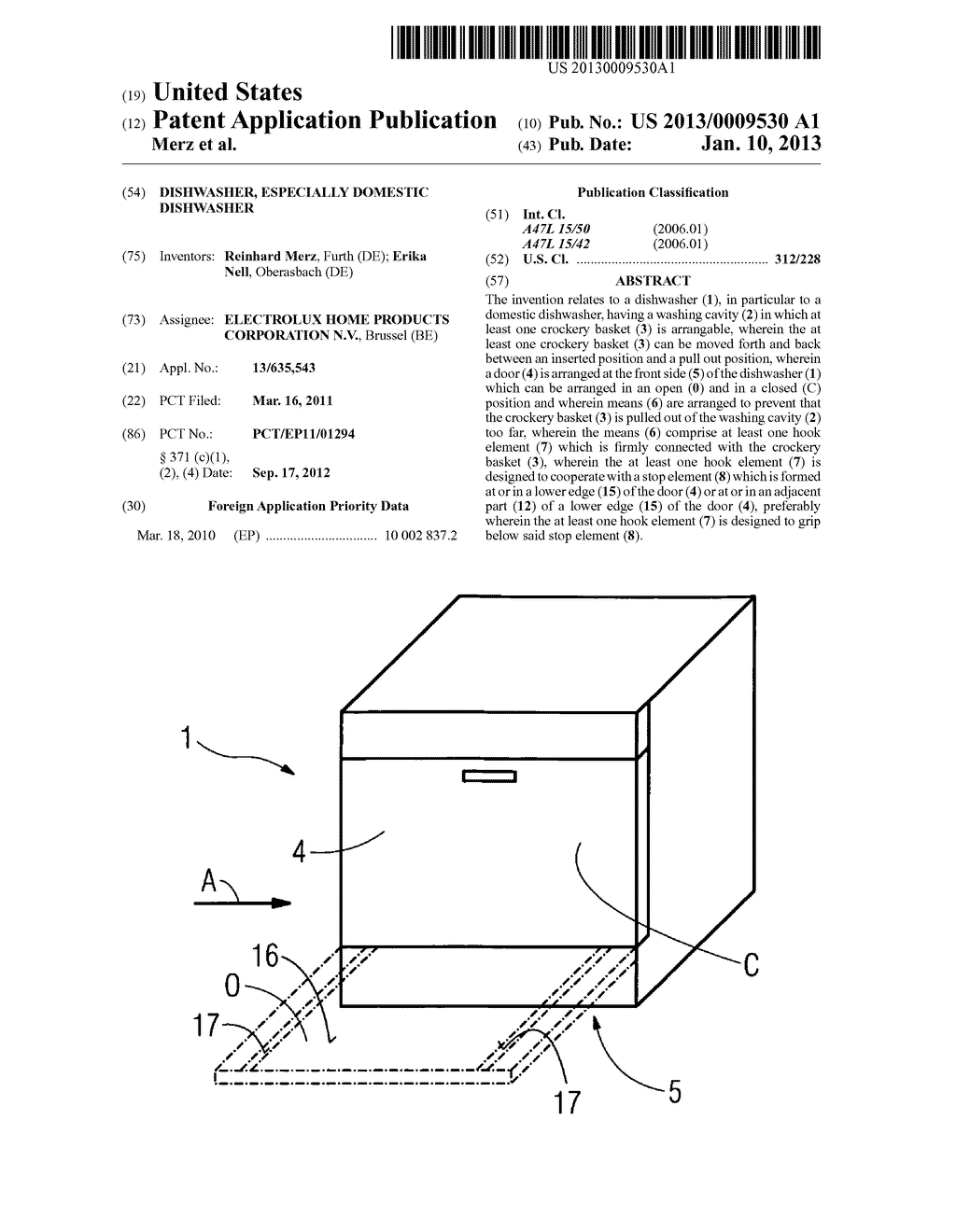 DISHWASHER, ESPECIALLY DOMESTIC DISHWASHER - diagram, schematic, and image 01