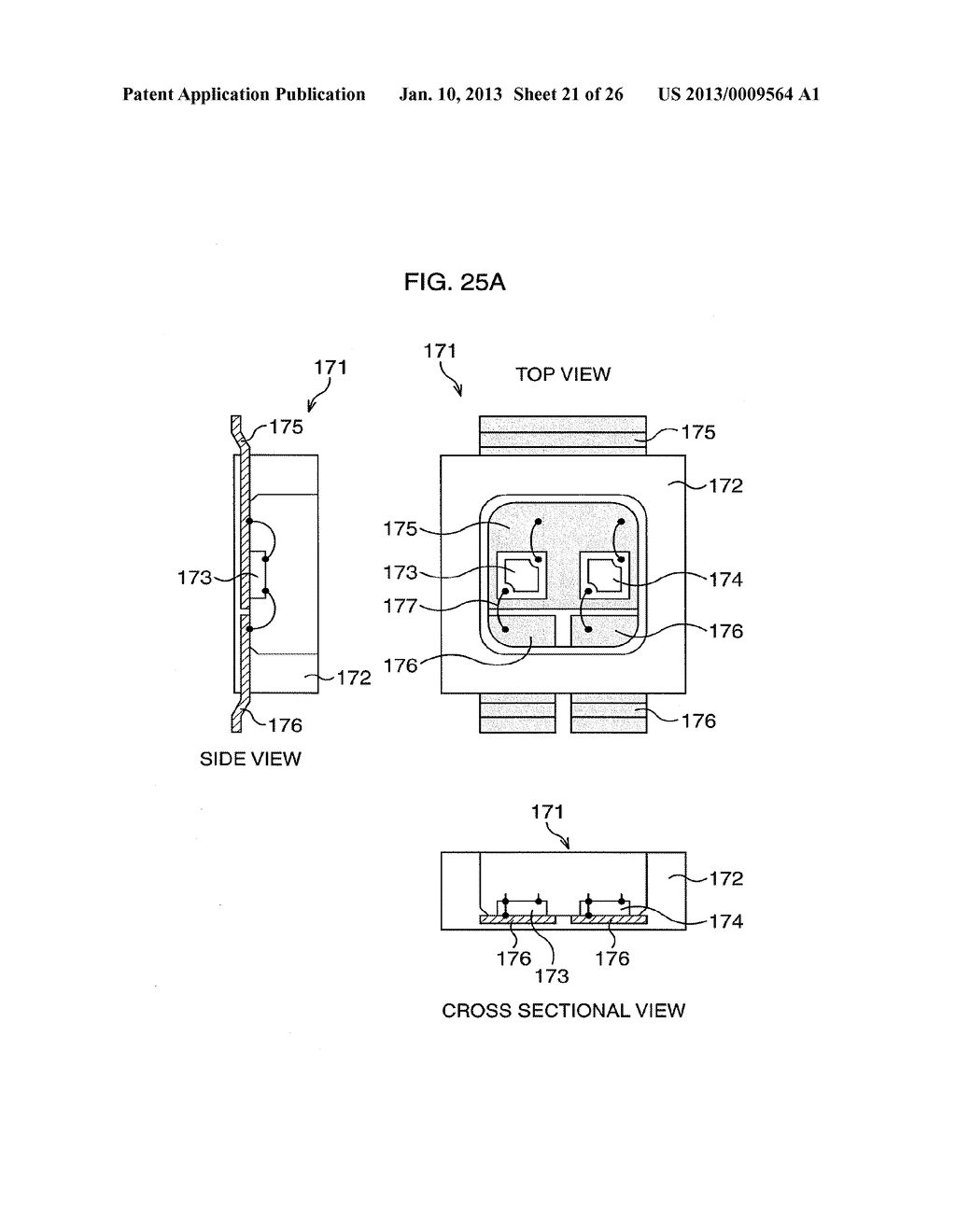 WHITE LIGHT EMITTING APPARATUS AND LINE ILLUMINATOR USING THE SAME IN     IMAGE READING APPARATUS - diagram, schematic, and image 22