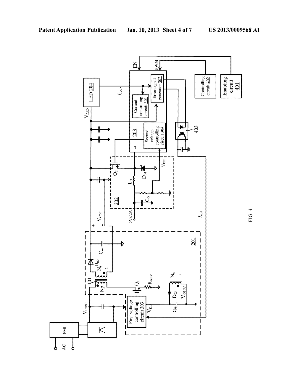 HYBRID MULTI-OUTPUT POWER SUPPLY AND REGULATION METHOD THEREOF - diagram, schematic, and image 05