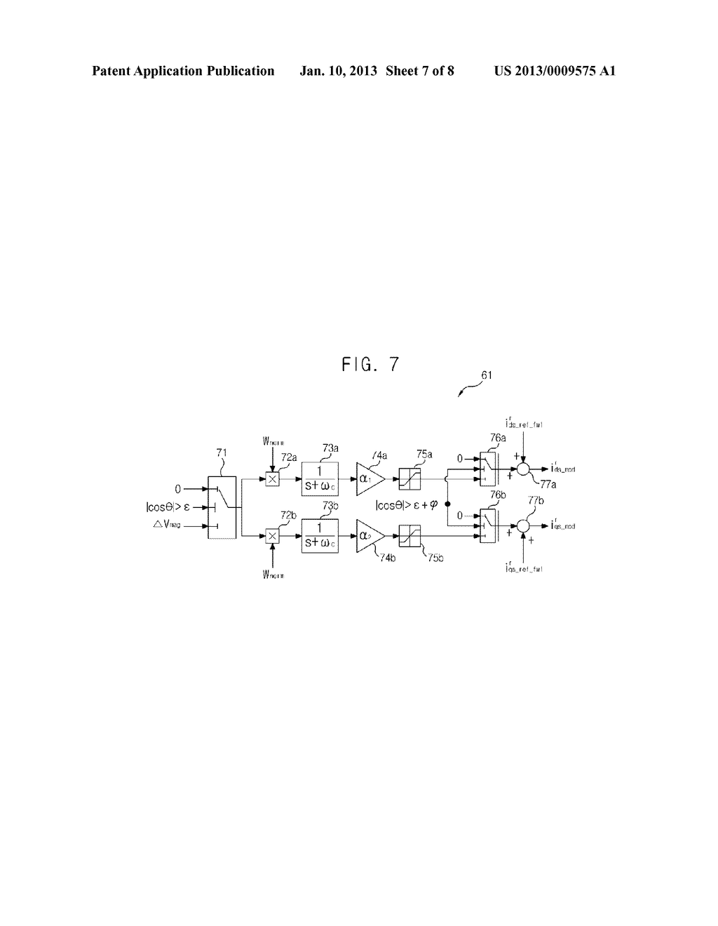 APPARATUS FOR OPERATING INTERIOR PERMANENT MAGNET SYNCHRONOUS MOTOR - diagram, schematic, and image 08