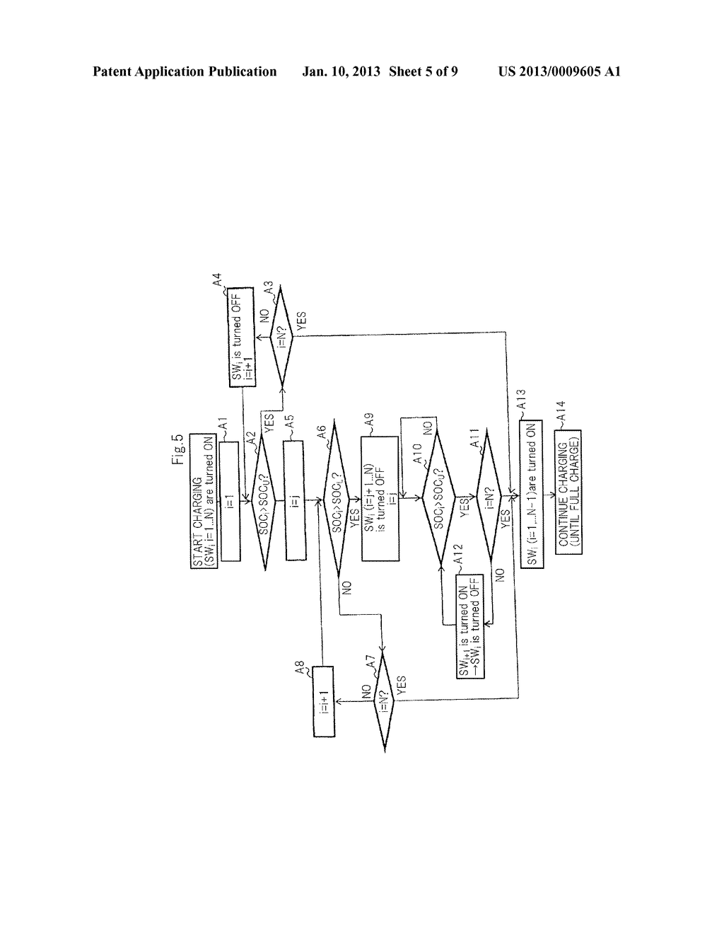 CHARGING AND DISCHARGING METHOD FOR LITHIUM ION SECONDARY BATTERIES AND     CHARGING AND DISCHARGING SYSTEM FOR THE SAME - diagram, schematic, and image 06