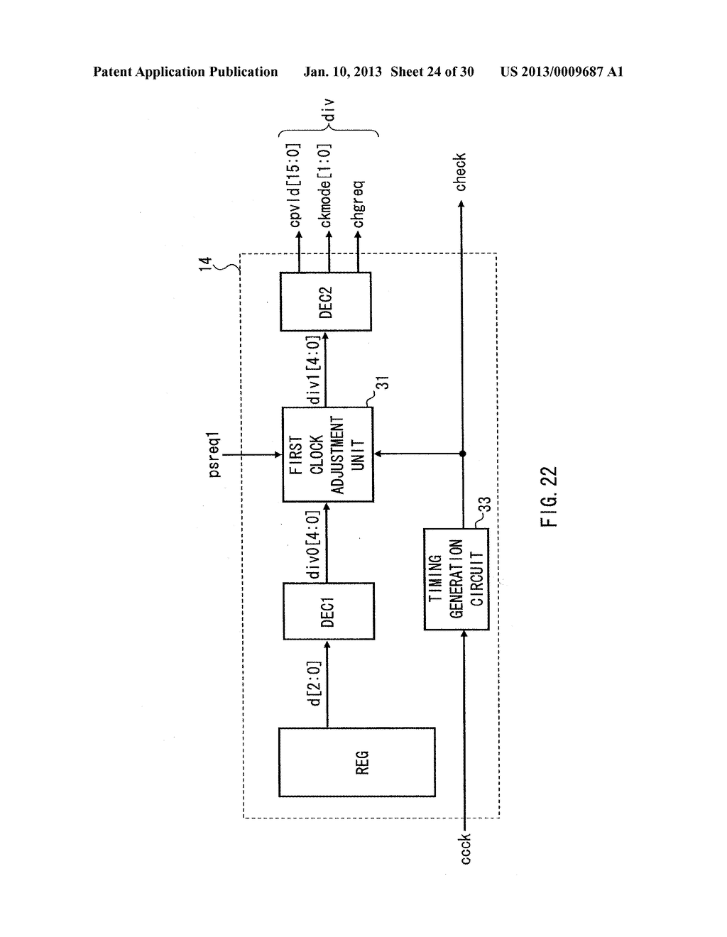 SEMICONDUCTOR DEVICE, RADIO COMMUNICATION TERMINAL USING SAME, AND CLOCK     FREQUENCY CONTROL METHOD - diagram, schematic, and image 25