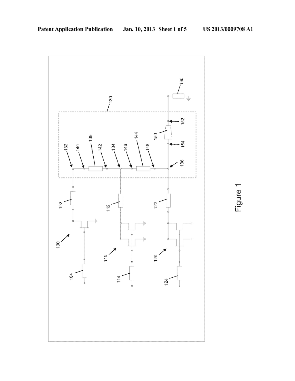 WIDEBAND DOHERTY AMPLIFIER CIRCUIT WITH IMPEDANCE COMBINER - diagram, schematic, and image 02