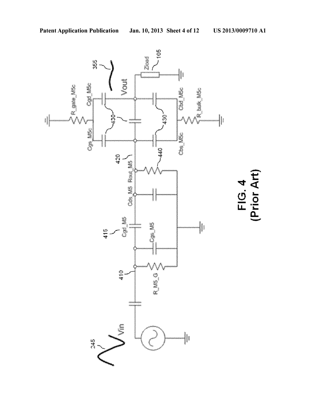 RF AMPLIFIER MODULE, INTEGRATED CIRCUIT DEVICE, WIRELESS COMMUNICATION     UNIT AND METHOD THEREFOR - diagram, schematic, and image 05