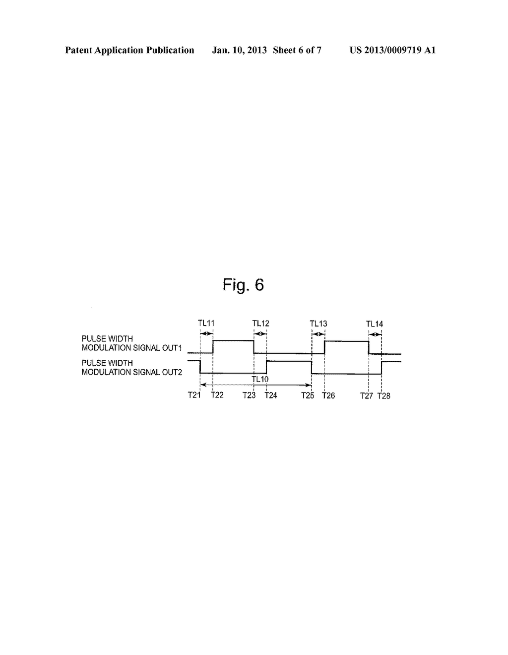 PULSE WIDTH MODULATION CONTROLLER AND PULSE WAVEFORM CONTROL METHOD - diagram, schematic, and image 07