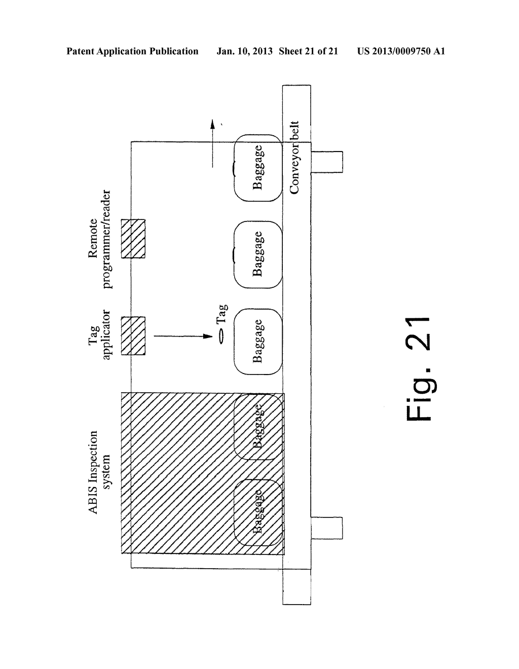 TAG HAVING A SEMICONDUCTOR CHIP AND METHOD OF ATTACHMENT TO ARTICLE - diagram, schematic, and image 22