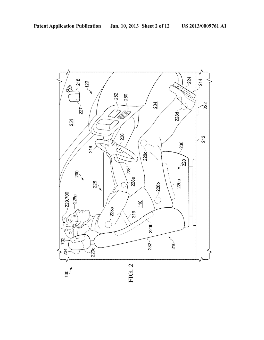 Systems, Computer Medium and Computer-Implemented Methods for Monitoring     Health and Ergonomic Status of Drivers of Vehicles - diagram, schematic, and image 03