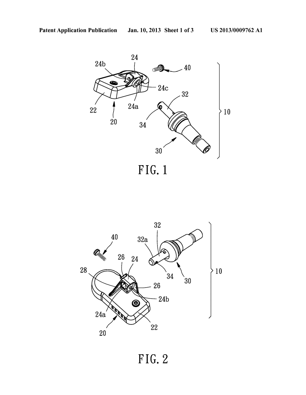 TIRE PRESSURE SENSOR AND NOZZLE ASSEMBLY - diagram, schematic, and image 02