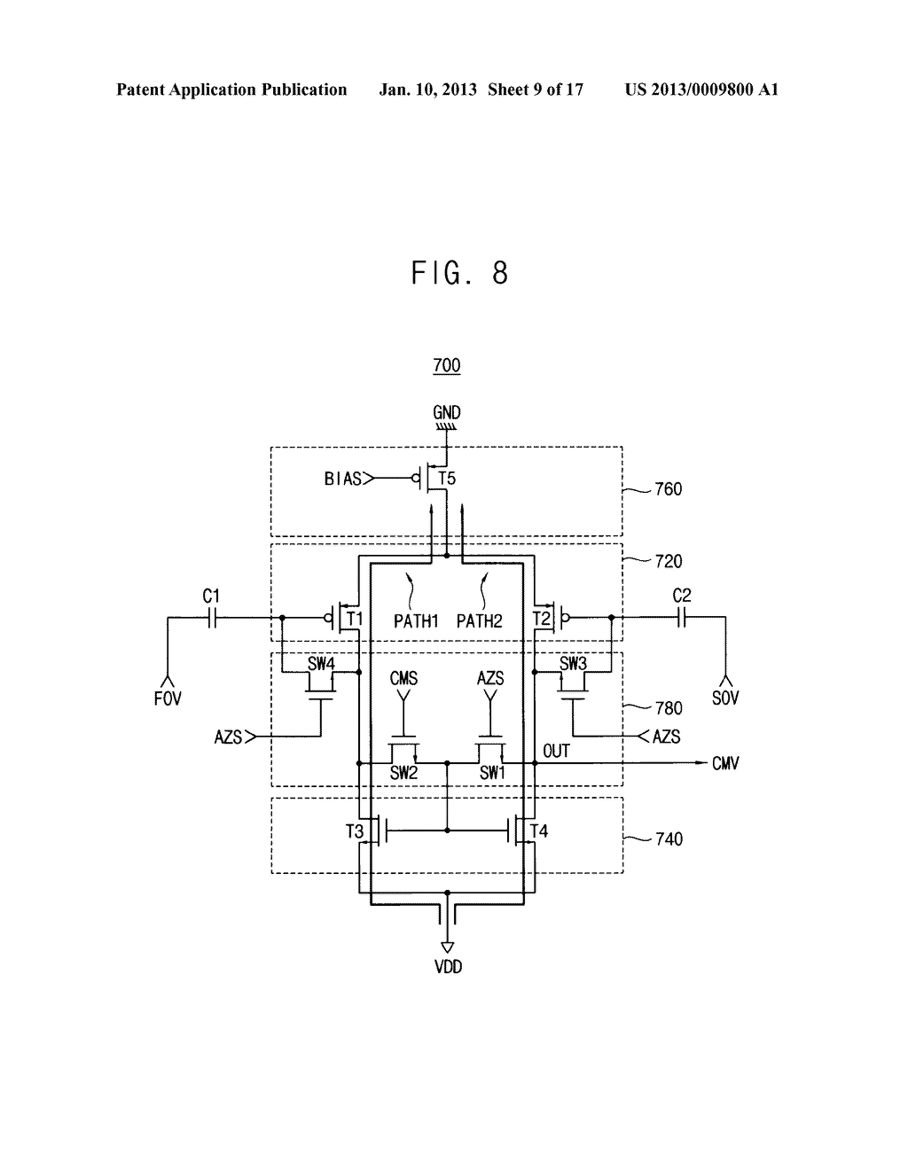 DUAL-MODE COMPARATOR AND ANALOG TO DIGITAL CONVERTER HAVING THE SAME - diagram, schematic, and image 10