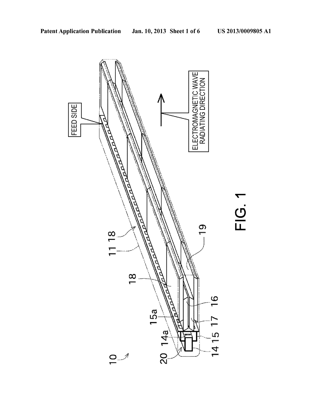 METHOD FOR ARRANGING ANTENNA DEVICE, RADAR APPARATUS, AND DIELECTRIC     MEMBER - diagram, schematic, and image 02
