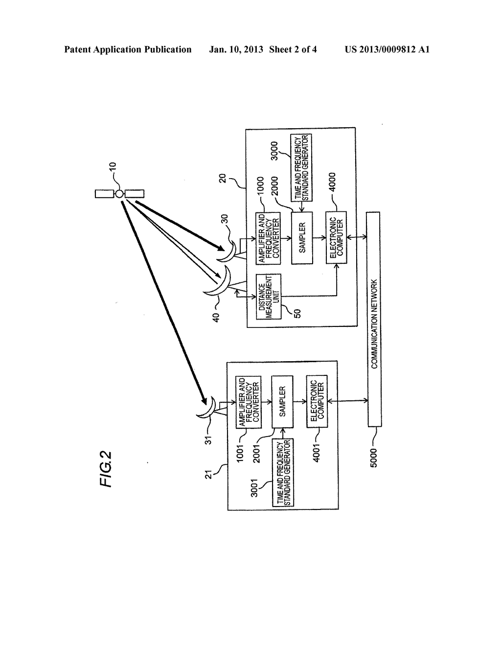 POSITION MEASUREMENT SYSTEM FOR GEOSTATIONARY ARTIFICIAL SATELLITE - diagram, schematic, and image 03