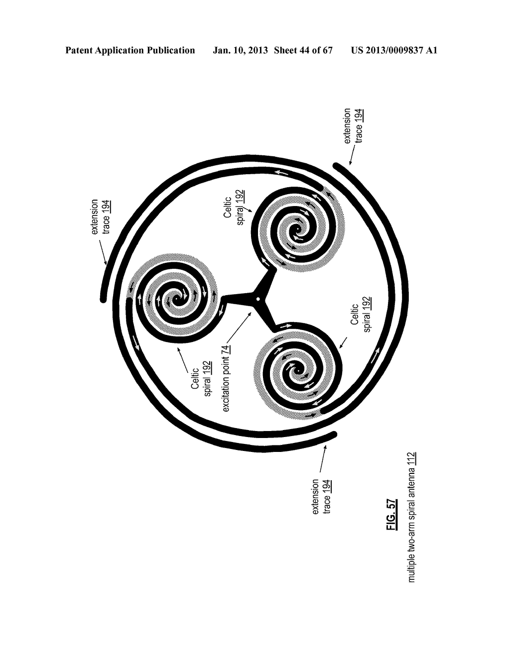 INTERWOVEN SPIRAL ANTENNA - diagram, schematic, and image 45