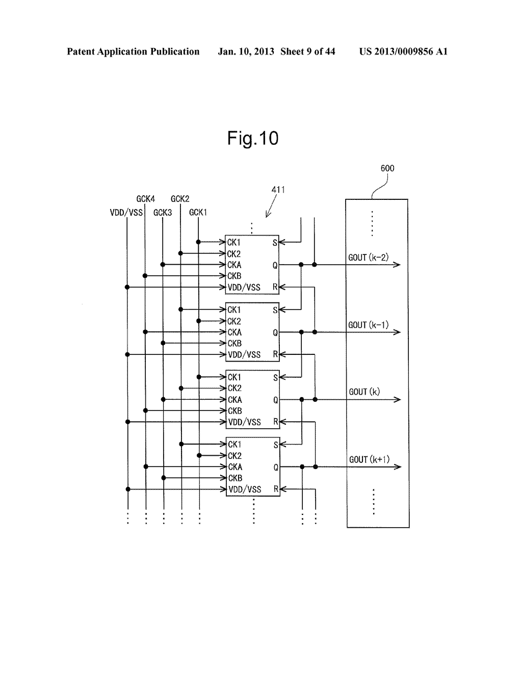 SCANNING SIGNAL LINE DRIVE CIRCUIT AND DISPLAY DEVICE HAVING THE SAME - diagram, schematic, and image 10