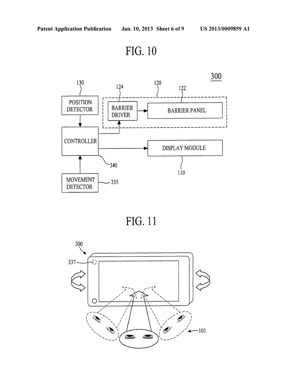 STEREOSCOPIC IMAGE DISPLAY DEVICE AND DRIVING METHOD THEREOF - diagram, schematic, and image 07