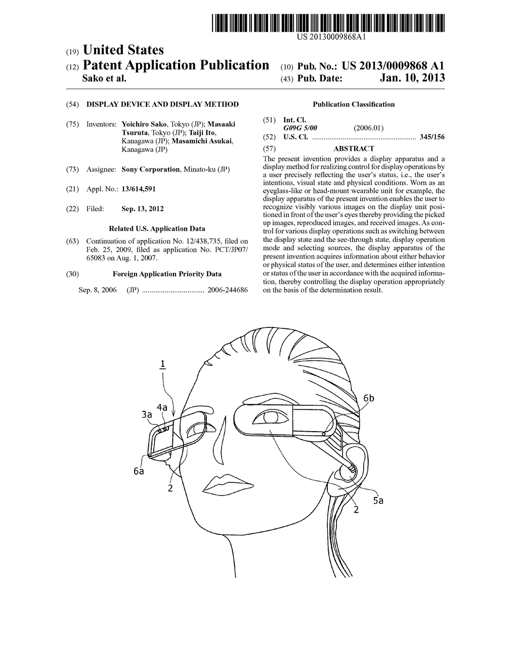 DISPLAY DEVICE AND DISPLAY METHOD - diagram, schematic, and image 01