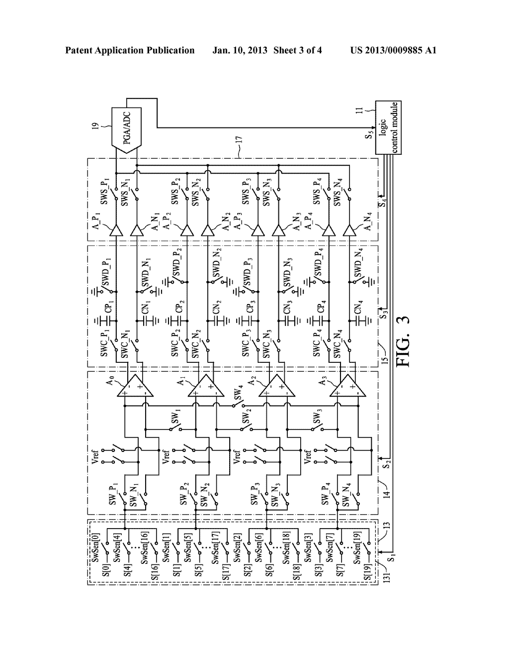 TOUCH CONTROL SENSING APPARATUS AND METHOD THEREOF - diagram, schematic, and image 04