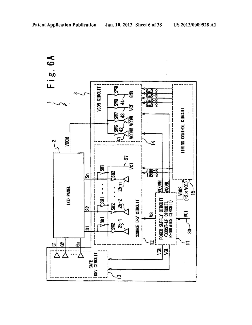 LIQUID CRYSTAL DISPLAY PANEL DRIVING METHOD, LIQUID CRYSTAL DISPLAY     DEVICE, AND LCD DRIVER - diagram, schematic, and image 07