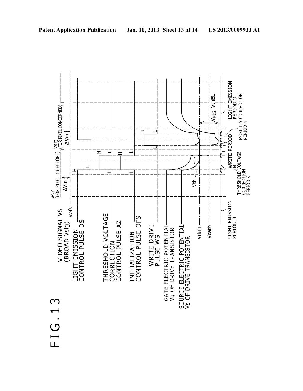 PIXEL CIRCUIT, DISPLAY DEVICE, ELECTRONIC APPARATUS, AND METHOD OF DRIVING     PIXEL CIRCUIT - diagram, schematic, and image 14